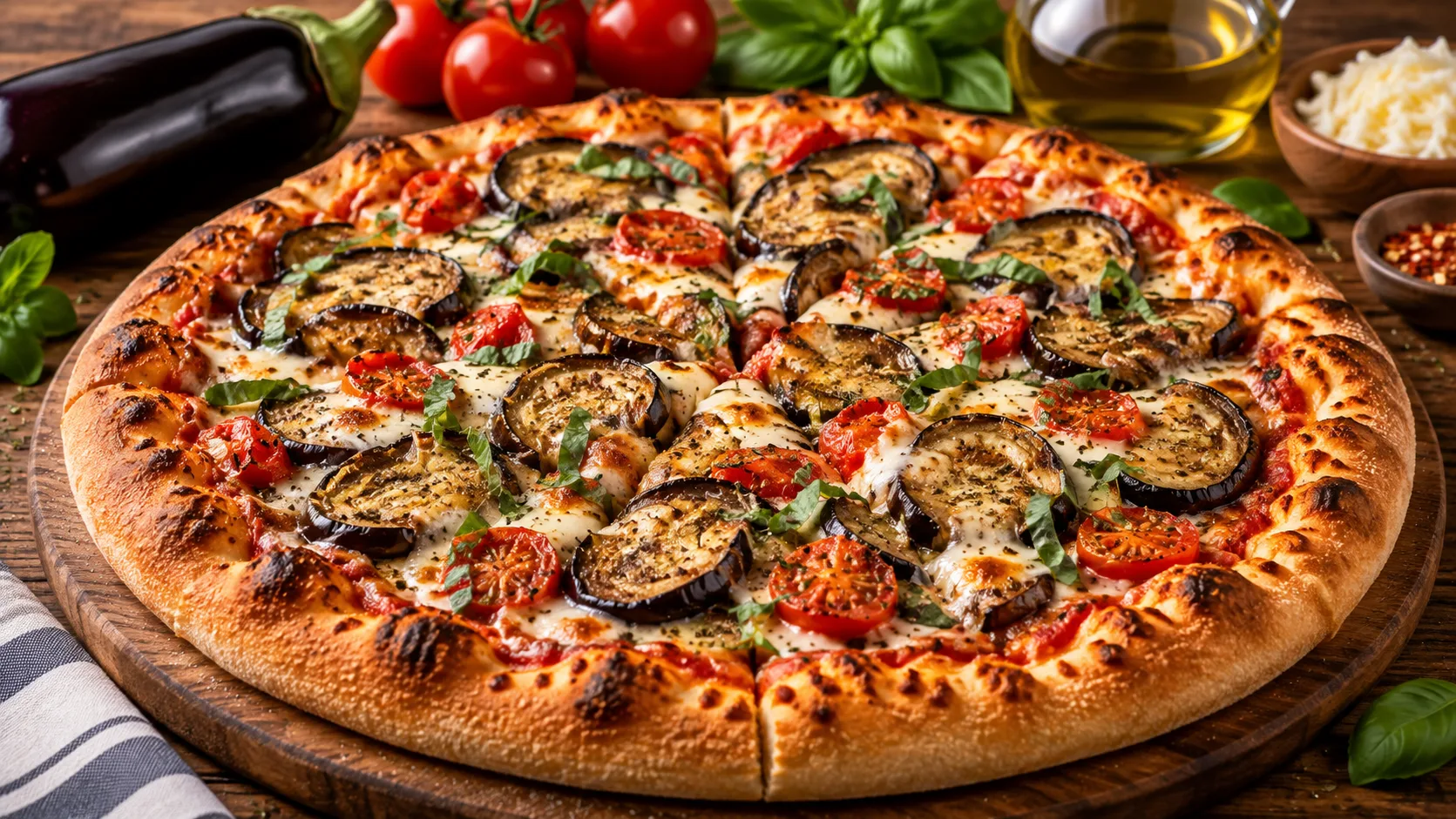 Eggplant Pizza