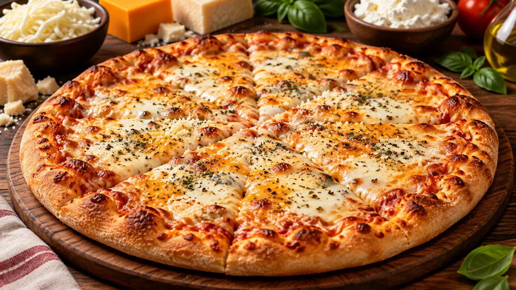 Four Cheese Pizza