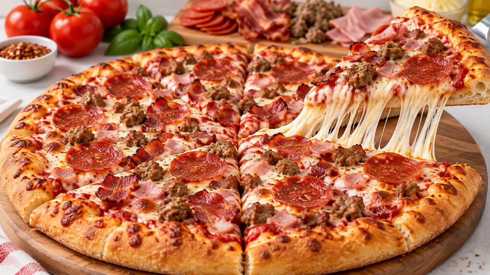 Four Meat Pizza