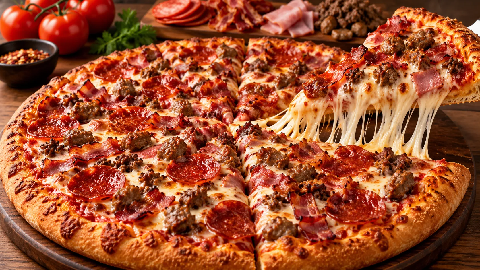 All Meat Pizza