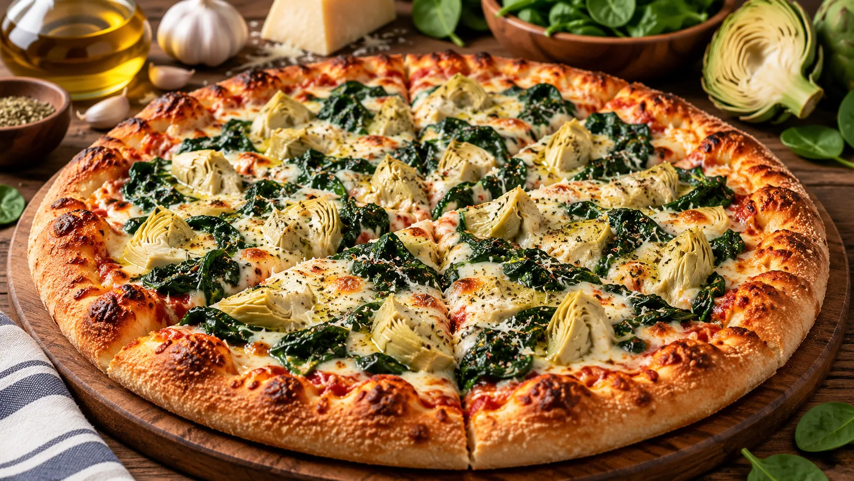 Artichoke & Spinach Pizza