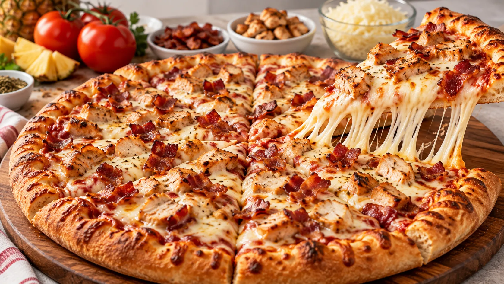 Chicken Bacon Pizza