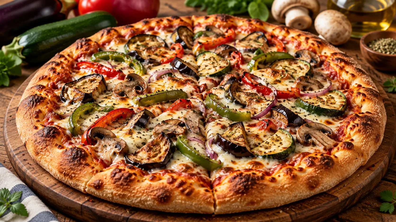 Roasted Vegetable Pizza