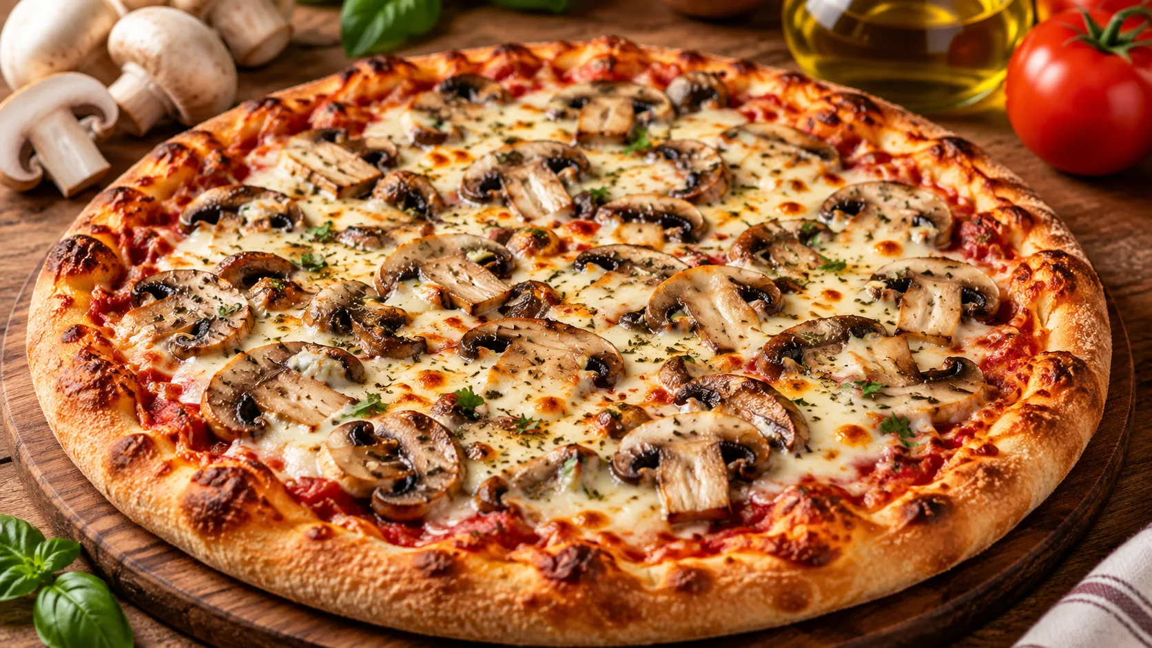 Mushroom Pizza